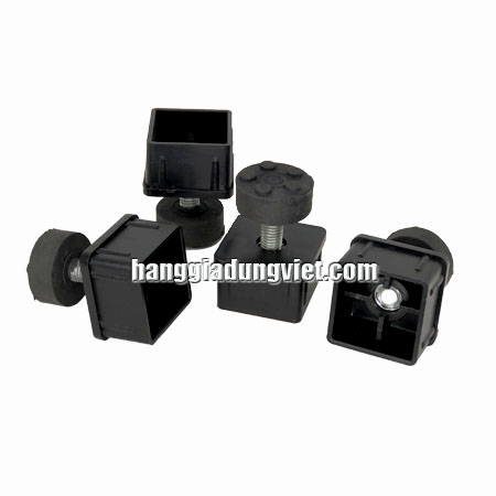 Bộ 4 Đế Cao Su Tăng Chỉnh Hộp Vuông 50mm