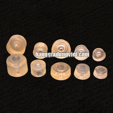 Bộ 4 Đế Đệm Silicon Trong Suốt (Nhiều size)