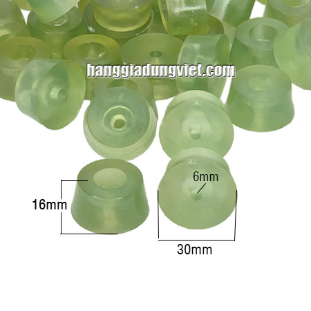 Bộ 4 Đế Đệm Sillicon Màu Xanh Nhạt