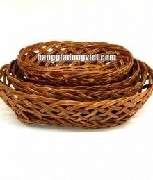 Bộ 4 Rổ Mây Đan Thủ Công Đủ Kích Cỡ Tiện Dụng