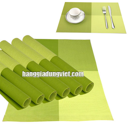 Bộ 4 Tấm Lót Bàn Ăn Bằng Nhựa PVC Cao Cấp Cho Nhà Hàng