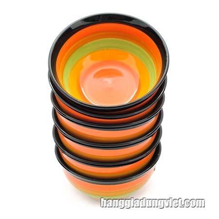 Bộ Chén Sứ Cầu Vòng Sang Trọng (Bộ 10 chén)
