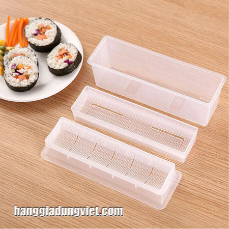 Bộ Khuôn Làm Sushi Cơm Cuộn (Nhiều size)