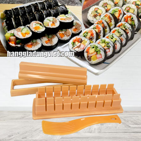 Bộ Khuôn Làm Sushi, Kimbap Nhựa Cao Cấp