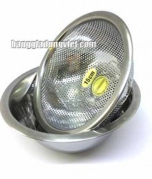 Bộ Thau và Rổ iNox Cao Cấp 16cm – 15cm