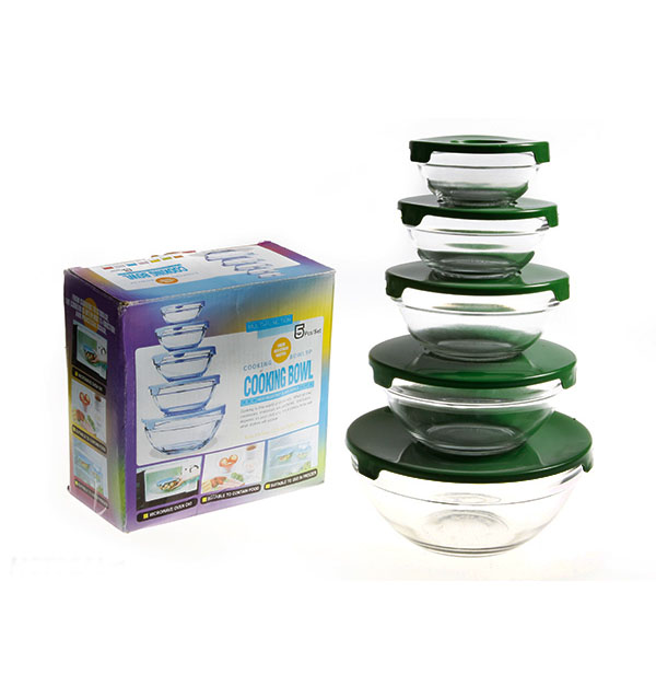 Bộ Thố Sứ Thủy Tinh 5 Cái