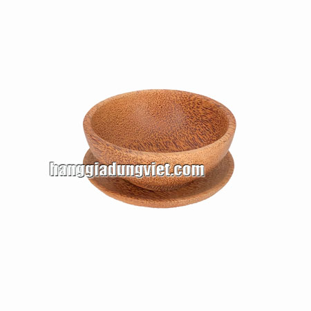 Bộ Tô Dĩa Gỗ Dừa Cao Cấp Xuất Khẩu ĐK-16cm