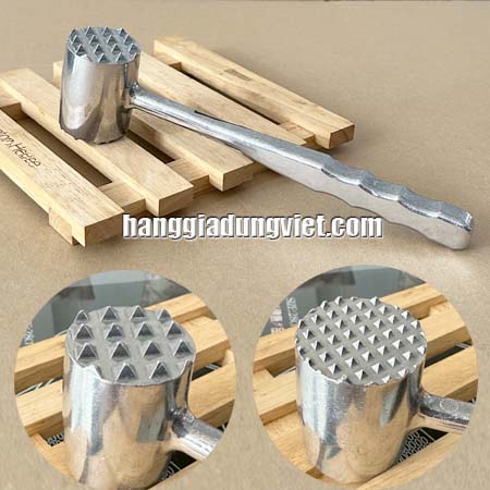 Búa Dần Mềm Thịt Đầu Tròn Nhỏ Inox Cao Cấp