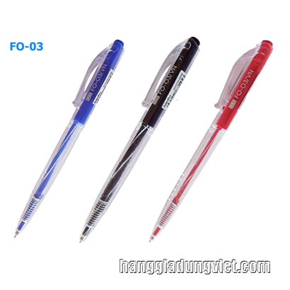 Combo 5 Bút Bi Thiên Long FO-03