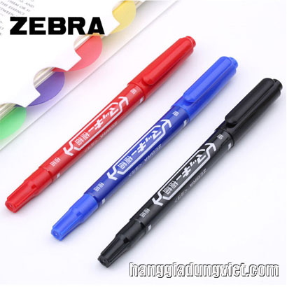 Bút Lông Kim 2 Đầu Zebra