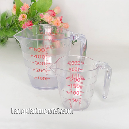 Ca Định Lượng Nhựa Trong Suốt (2 Size)