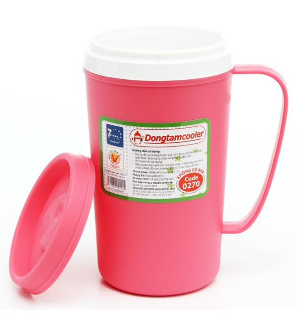 Ca giữ nhiệt nhựa Đồng Tâm 600ml