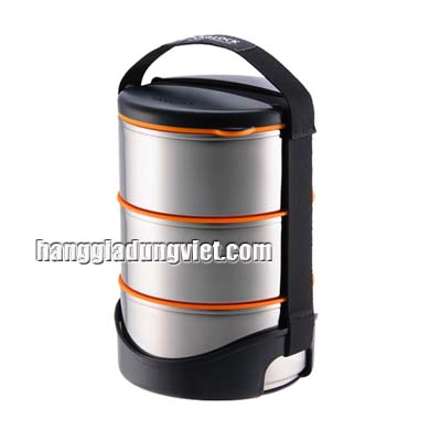 Cặp lồng cơm inox 3 tầng Lock&Lock 620ml