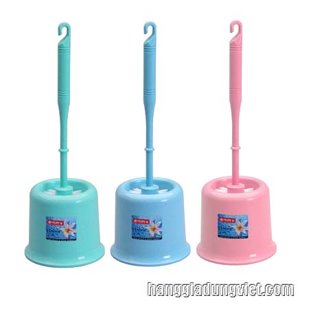 Cây Chà Bồn Toilet Có Đế Nhiều Màu Ngẫu Nhiên