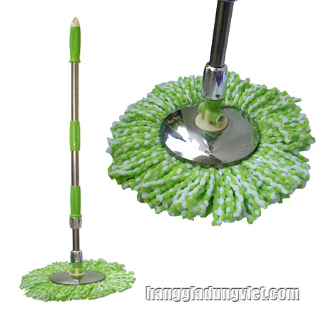 Cây Lau Nhà 360 Độ Inox Cao Cấp Dày, Không Gỉ