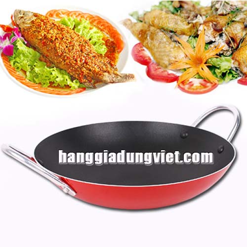 Chảo 2 Quai Sâu Lòng Sumio 38cm
