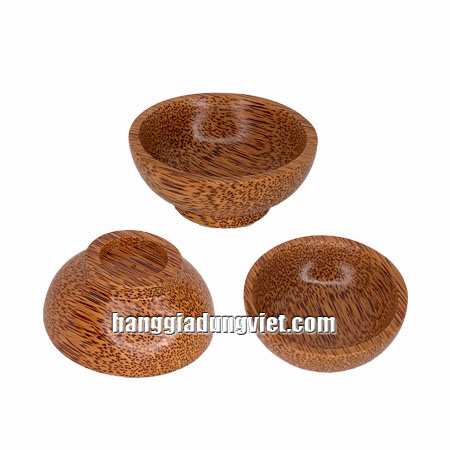 Chén Nhỏ Đựng Gia Vị Nước Chấm Gỗ Dừa Cao Cấp