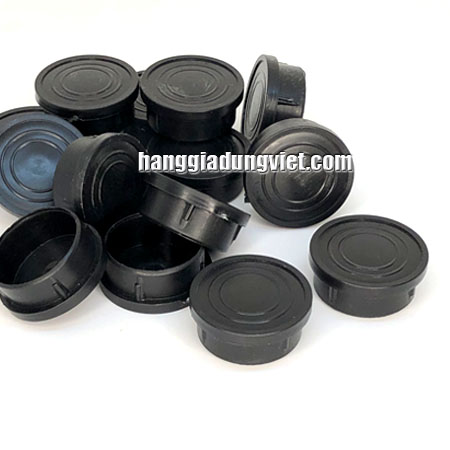 Combo 10 Nút Nhựa Tròn Phi 42, Phi 49 Đóng Trong Chân Bàn Ghế