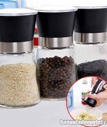 Cối Xay Tiêu Cầm Tay Bằng Thủy Tinh