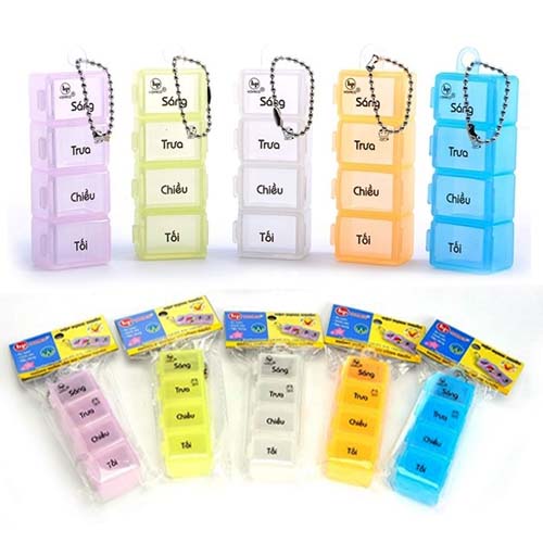 Combo 5 Hộp Chia Thuốc Tiện Dụng