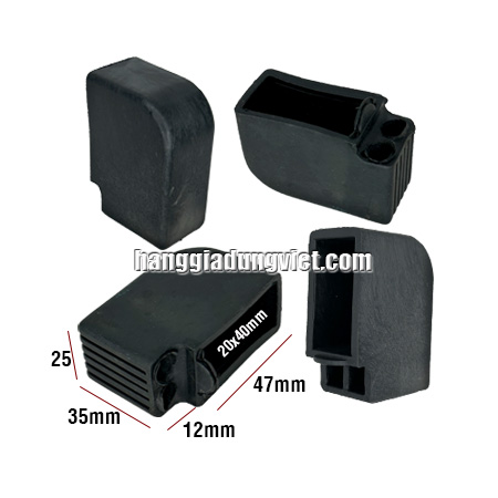 Combo 10 Đế Cao Su 20x40 Đóng Chân bàn Ghế Trường Học