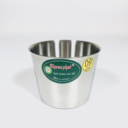 Bộ 5 Chung Làm Đá Inox Cao Cấp Số 9