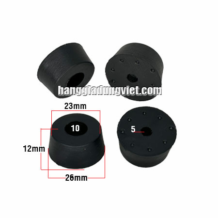 Combo 10 Đế Đệm Cao Su Phi 26x12mm