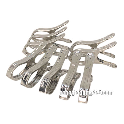 10 Kẹp Phơi Quần Áo Inox Cỡ Lớn