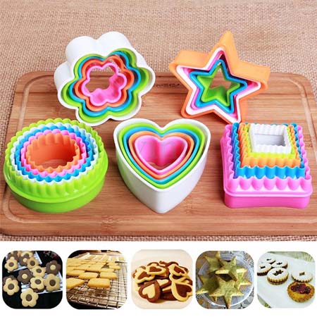 Combo 10 Khuôn Nhựa Làm Bánh Hình Dễ Thương