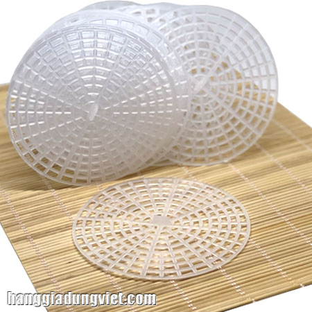 Combo 10 Miếng Lưới Nhựa Chặn Hủ Kiệu ĐK11cm