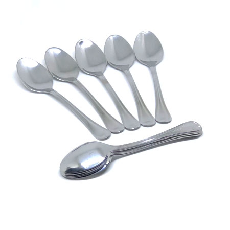 Combo 10 Muỗng Cà Phê Đen Inox Cao Cấp Cán Bầu