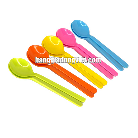 Combo 10 Muỗng Nhựa Nhỏ Đút Cơm Cho Bé