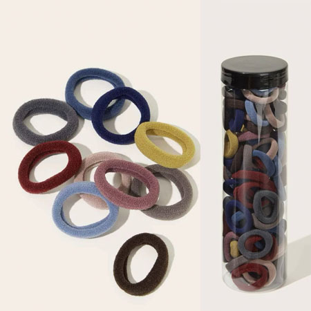 Combo 100 Thun Mini Cột Tóc Nhiều Màu