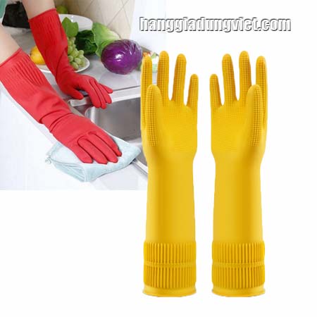 Combo 2 Bộ Găng Tay Cao Su Tổng Hợp (39.5cm)