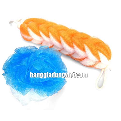 Combo 2 Bông Tắm Lưới Massage Tẩy Tế Bào Chết