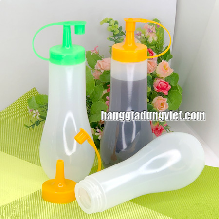 Combo 2 Chai Đựng Gia Vị Nước Mắm Nước Tương 350ml