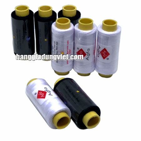 Combo 2 Cuộn Chỉ Đen Trắng