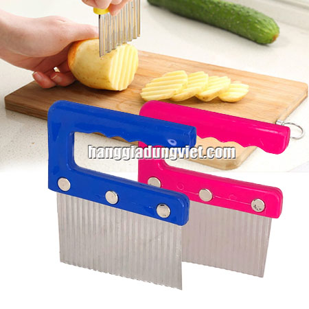 Combo 2 Dụng Cụ Cắt Khoai Tây Củ Quả Gợn Sóng