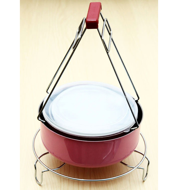 Combo 2 Dụng Cụ Kẹp Chống Nóng Và Rế Lót Nồi Inox Cao Cấp
