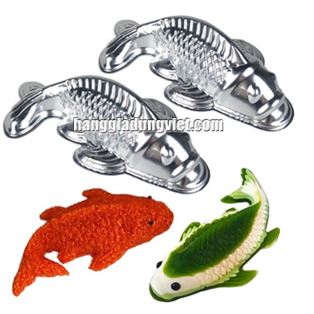 Combo 2 Khuôn Ép Xôi Cá Chép (Cỡ nhỏ 20x11x6.5cm)