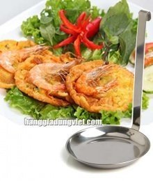 Combo 2 Khuôn Làm Bánh Tôm Inox Cao Cấp