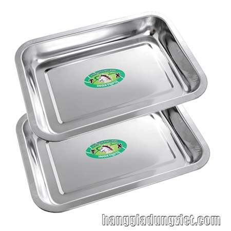 Combo 2 Mâm Inox Tiện Dụng (Nhiều Kích Cỡ)