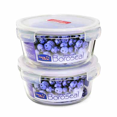 Combo 2 Thố Thủy Tinh Cao Cấp Lock&Lock Loại Lớn 950ml