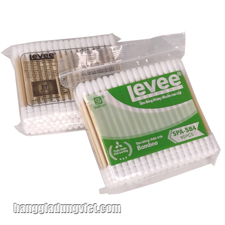 Combo 2 Túi Tăm Bông Thân Tre Levee 