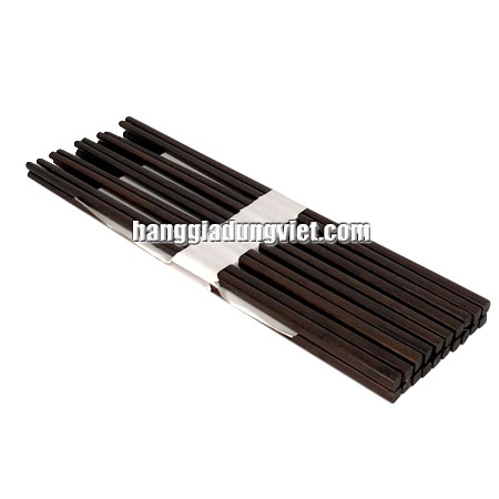 Combo 20 Đôi Đũa Gỗ Nâu Đen Tự Nhiên