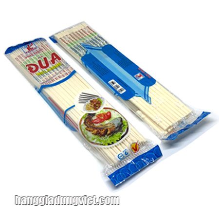 Combo 20 Đôi Đũa Nhựa Trắng Khắc Hình
