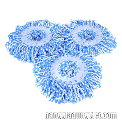 Combo 3 Bông Lau Nhà 360 Độ Sợi Microfiber 
