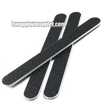 Combo 3 Cây Giũa Móng Tay Đầu Tròn Đen