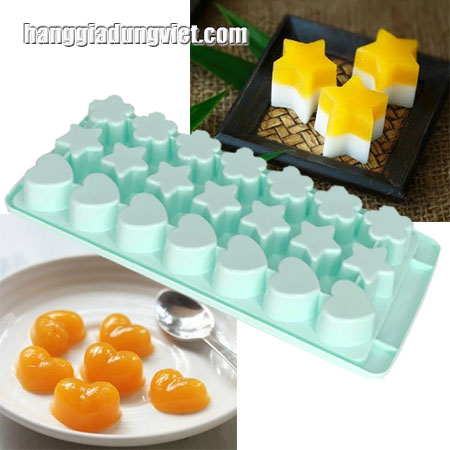 Combo 3 Khuôn Làm Thạch Rau Câu Topping Trà Sữa