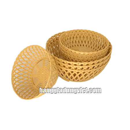 Combo 3 Rổ Nhựa Tròn Tiện Dụng (Nhiều size)